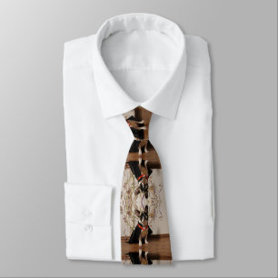 französische Bulldoggen Happy New Year Krawatte Tie