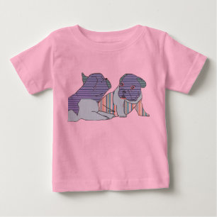 Französische Bulldoggen Kindershirt Baby T-Shirt