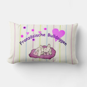 Französische Bulldoggen  Lumbar Pillow