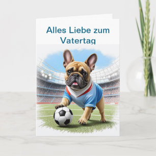 französische Bulldoggen Vatertag Invitation