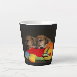 Französische Bulldoggen Welpen Tasse Latte Mug