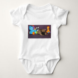 Französischen Bulldoggen Baby Bodysuit