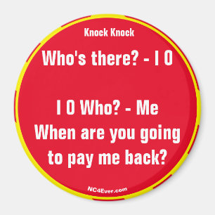 Frapper Frapper Plaisanterie I O Magnet