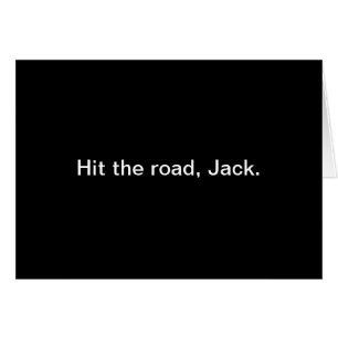 Frappez la route, la carte Jack-2