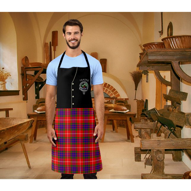 Fraser Clan Badge & Tartan Kilt Apron (Creator Uploaded)