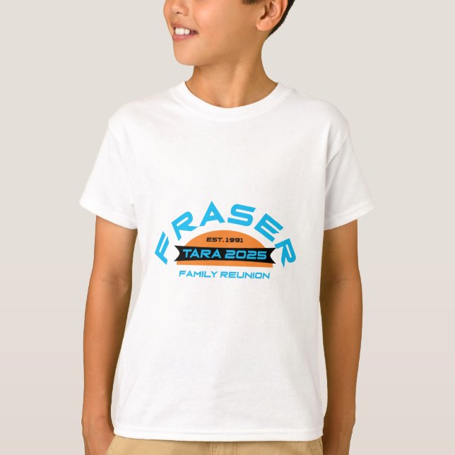 Fraser Family Reunion 2025 Design 2 T-shirt enfant (Devant)