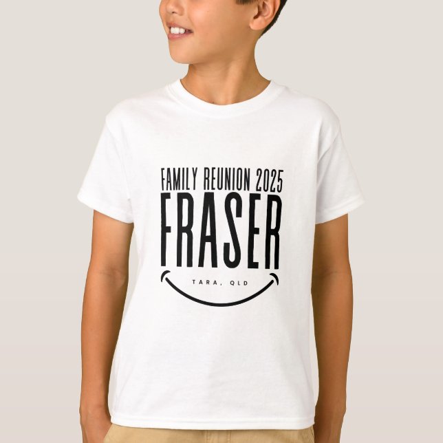 Fraser Family Reunion 2025 Design 3 T-shirt enfant (Devant)