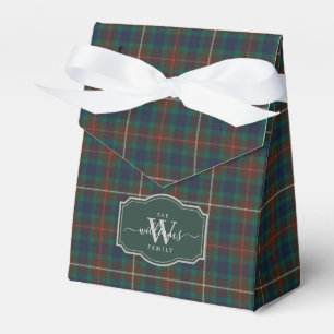 Fraser Hunting Tartan Scottish Clan Plaid Favor Box