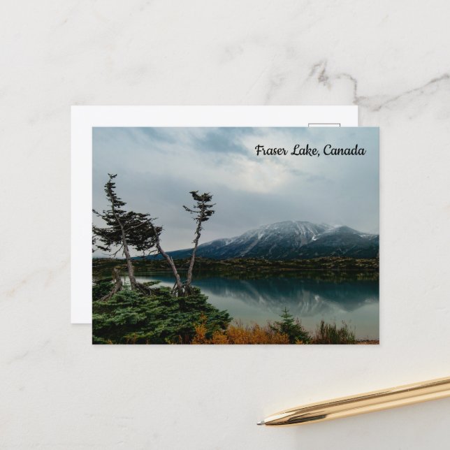 Fraser Lake, Canada Postcard (Front/Back In Situ)