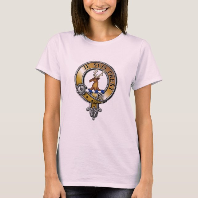 Fraser Lovat Crest Badge T-Shirt (Front)
