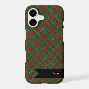 Fraser of Castle Leathers Tartan Plaid Motif