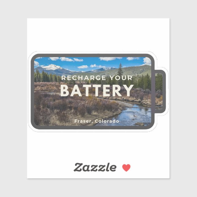 Fraser Recharge Sticker (Sheet)