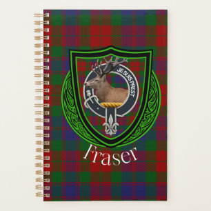 Fraser Scottish Clan Tartan & Crest Planner