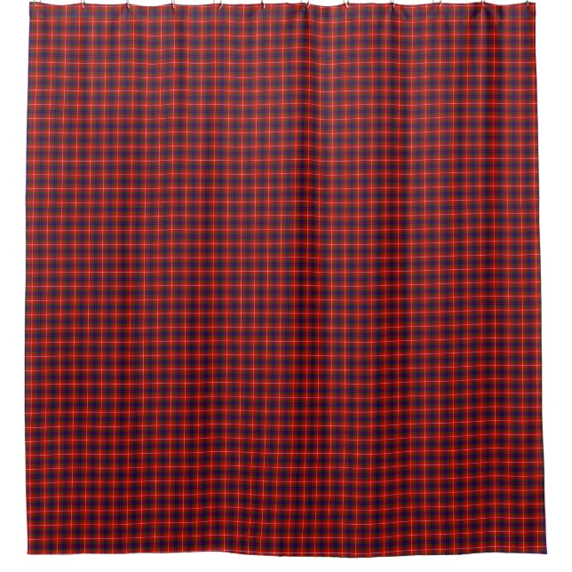 Fraser tartan red green blue purple plaid (Front)