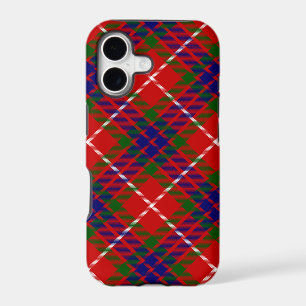 Fraser tartan rouge vert bleu violet carreau