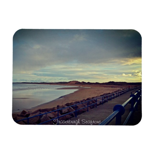 Fraserburgh Bay Seafront Walk, Scotland Magnet (Horizontal)