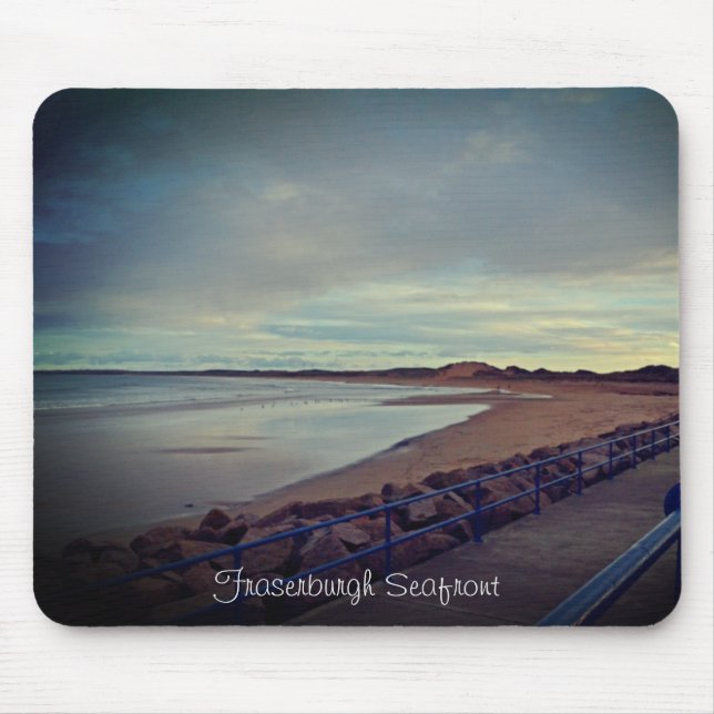 Fraserburgh Bay Seafront Walk, Scotland Mouse Pad (Front)
