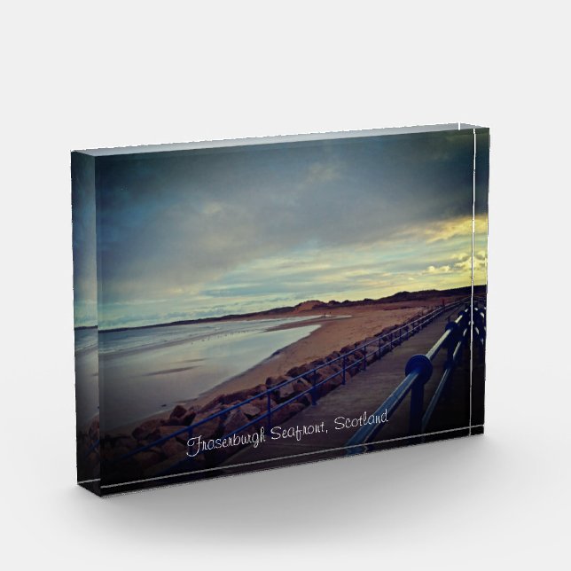 Fraserburgh Bay Seafront Walk, Scotland Photo Block (Left)