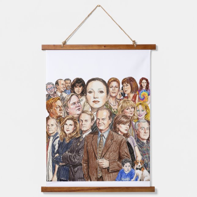 Frasier - Collage Hanging Tapestry (Front)