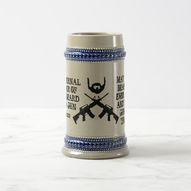Fraternal Order of the Beard and Gun Beer Stein (Center)