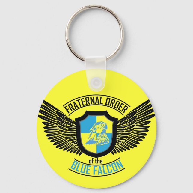Fraternal Order of The Blue Falcon, Blue Falcon Keychain (Front)