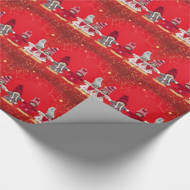 Fraternity Christmas Wrapping Paper (Corner)