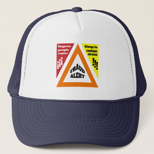 Fraud Alert Trucker Hat (Front)