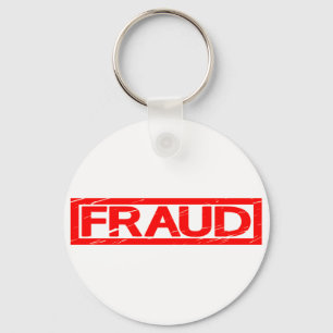 Fraud Stamp Keychain