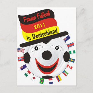 Frauen Fussball 2011 Germany Postcard