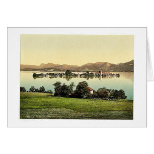 Fraueninsel, Chiemsee, Upper Bavaria, Germany vint