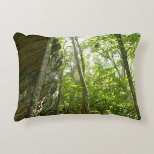 Frazier Rock Wall in Shenandoah National Park Accent Pillow