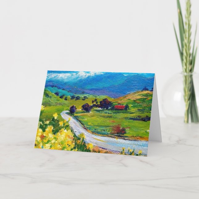 Frazier Valley Springtime 5 x 7 Greeting Card (Front)