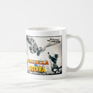 Frazzilla vs Moth Mug