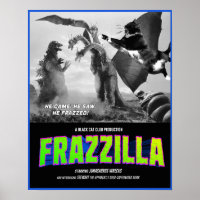 Frazzilla vs the Three-Headed Skink! Movie Poster