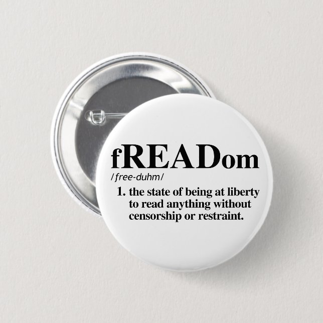 Freadom Definition 2 Inch Round Button (Front & Back)