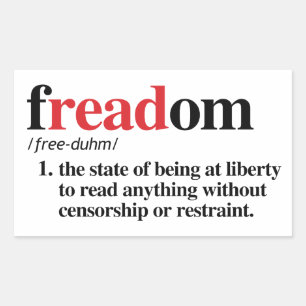 Freadom Definition Sticker