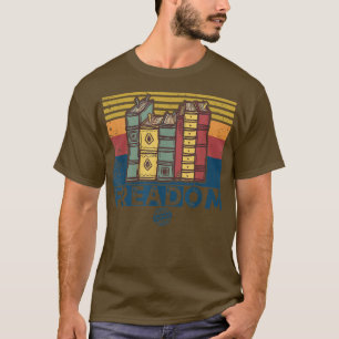 Freadom I Read Banned Books Vintage Funny Bookworm T-Shirt