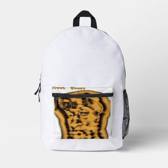 Freak Bonez Printed Backpack (Front)