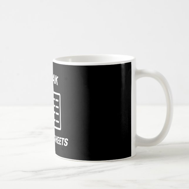 Freak Dans Les Feuilles Excel MUG (Droite)