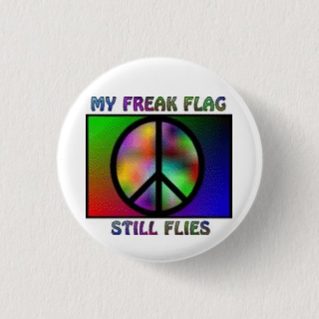 Freak Flag 1 Inch Round Button (Front)