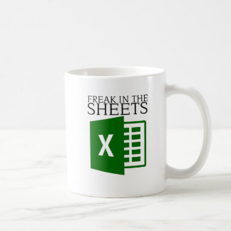 Freak In The Sheets Excel Coffee Mug