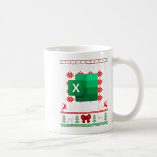 Freak In The Sheets Excel Spreadsheet Ugly Christm Coffee Mug