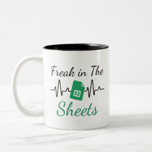 Freak in the Sheets - Funny Acoountant Two-Tone Coffee Mug