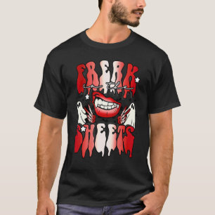 Freak In The Sheets Halloween Ghost T-Shirt