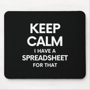 Freak in the Sheets - Spreadsheets Microsoft Excel Mouse Pad
