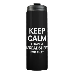 Freak in the Sheets - Spreadsheets Microsoft Excel Thermal Tumbler