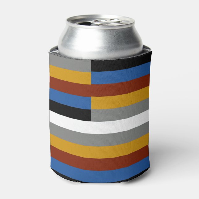 Freak Pride Flag Can Cooler (Can Front)