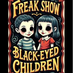 Freak Show Collection The Black-Eyed Children  T-Shirt