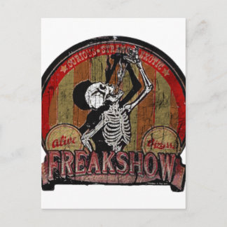 Freak Show Postcard