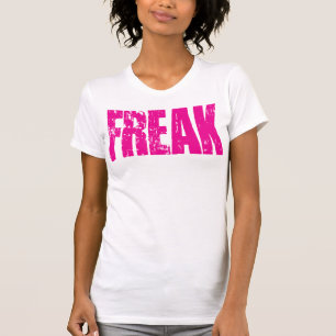 FREAK T-Shirt - Pink Text